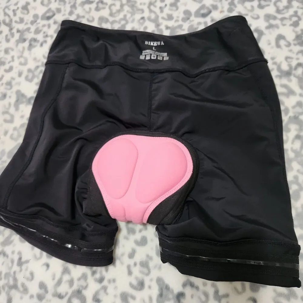 Bikewa Boke Shorts For Women Size Large With Pockets Black Padded
